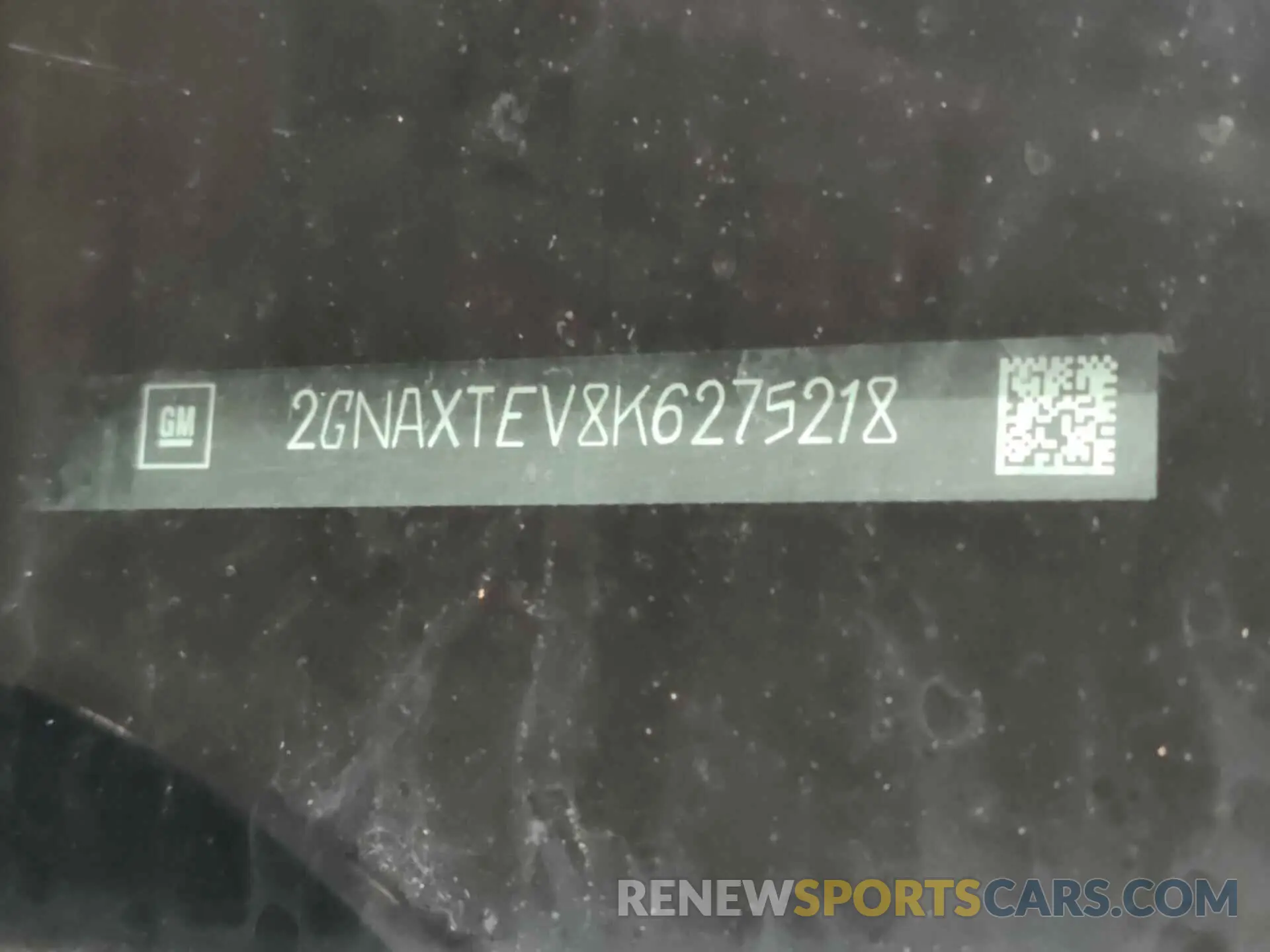 19 Photograph of a damaged car 2GNAXTEV8K6275218 CHEVROLET EQUINOX 2019