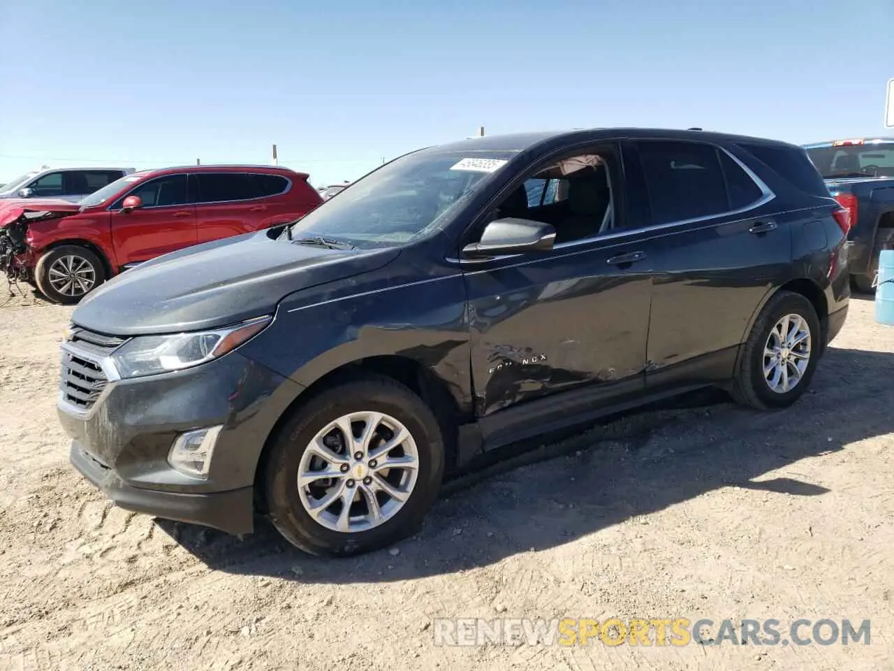 1 Photograph of a damaged car 2GNAXTEVXK6236145 CHEVROLET EQUINOX 2019