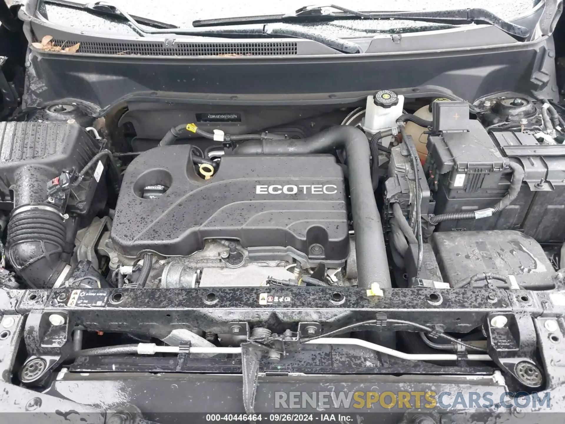 10 Photograph of a damaged car 2GNAXUEV0K6105389 CHEVROLET EQUINOX 2019