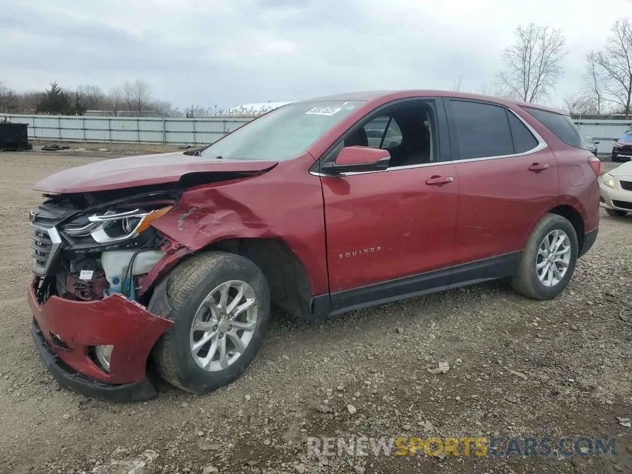 1 Photograph of a damaged car 2GNAXUEV0K6230876 CHEVROLET EQUINOX 2019