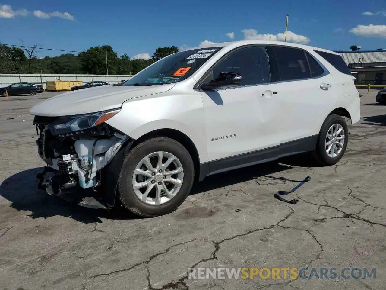 1 Photograph of a damaged car 2GNAXUEV0K6251596 CHEVROLET EQUINOX 2019