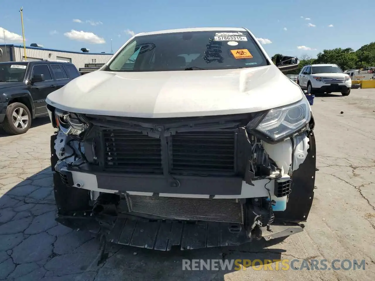 5 Photograph of a damaged car 2GNAXUEV0K6251596 CHEVROLET EQUINOX 2019