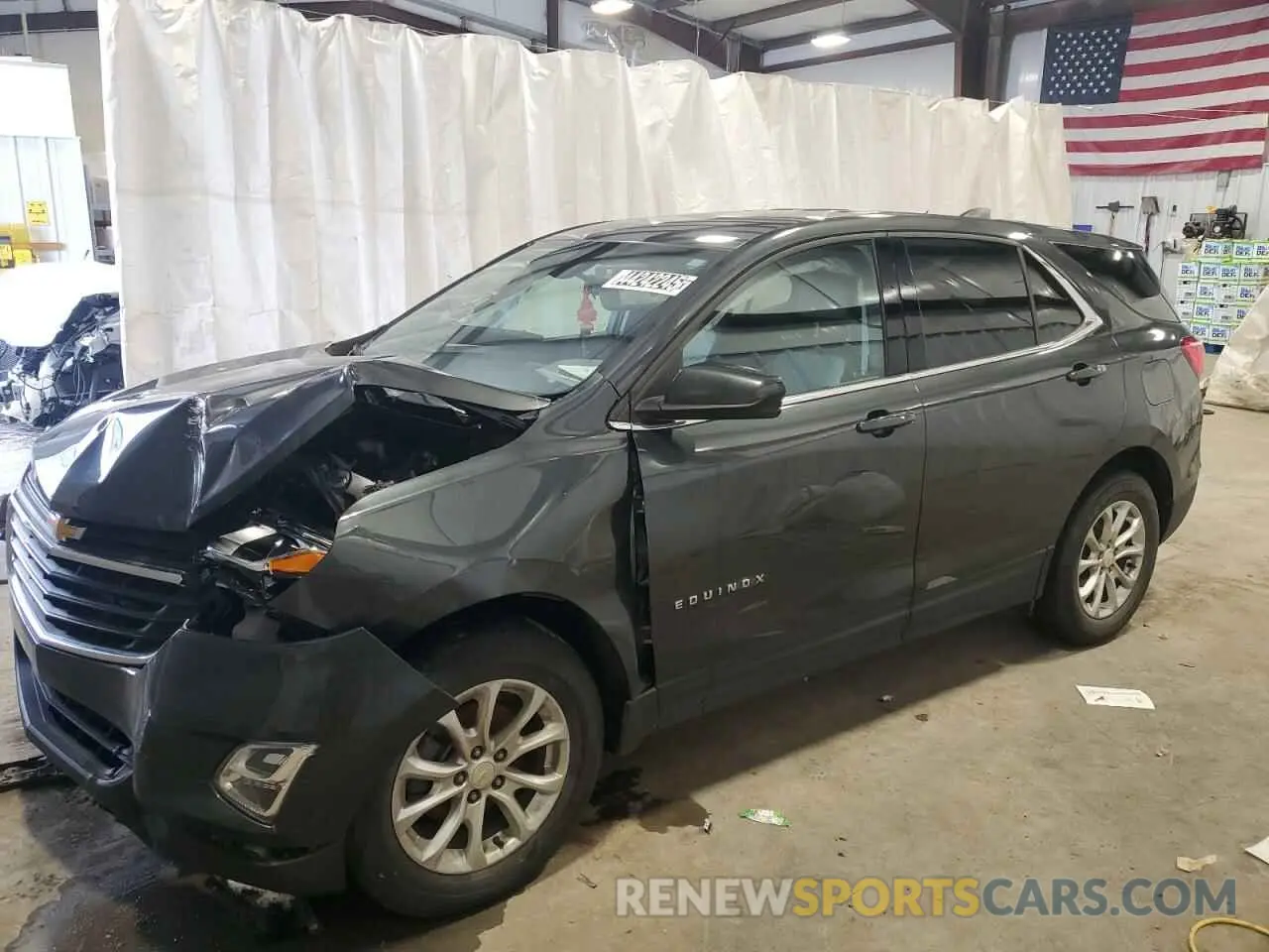 1 Photograph of a damaged car 2GNAXUEV0K6278877 CHEVROLET EQUINOX 2019