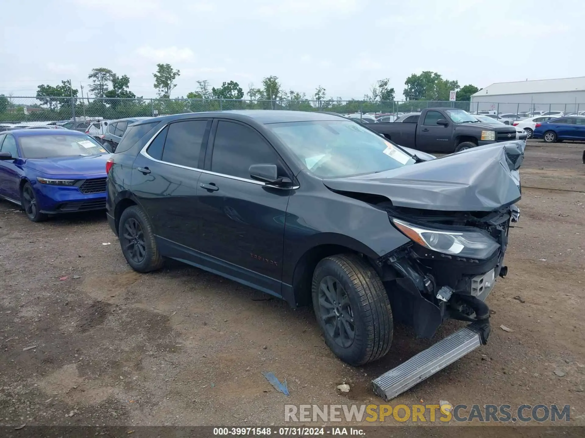 1 Photograph of a damaged car 2GNAXUEV1K6116045 CHEVROLET EQUINOX 2019