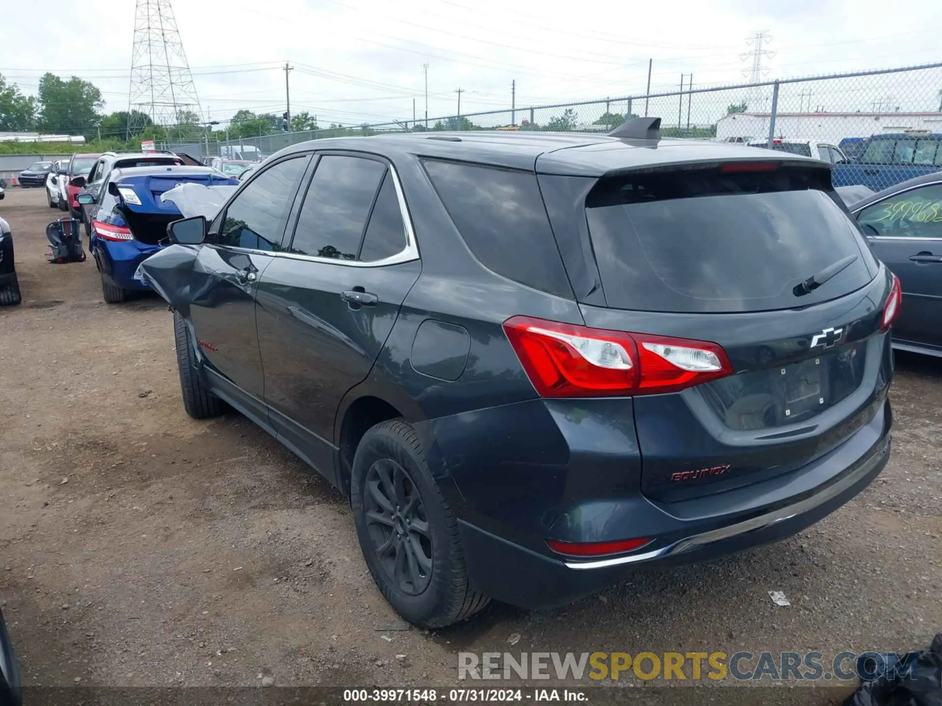 3 Photograph of a damaged car 2GNAXUEV1K6116045 CHEVROLET EQUINOX 2019