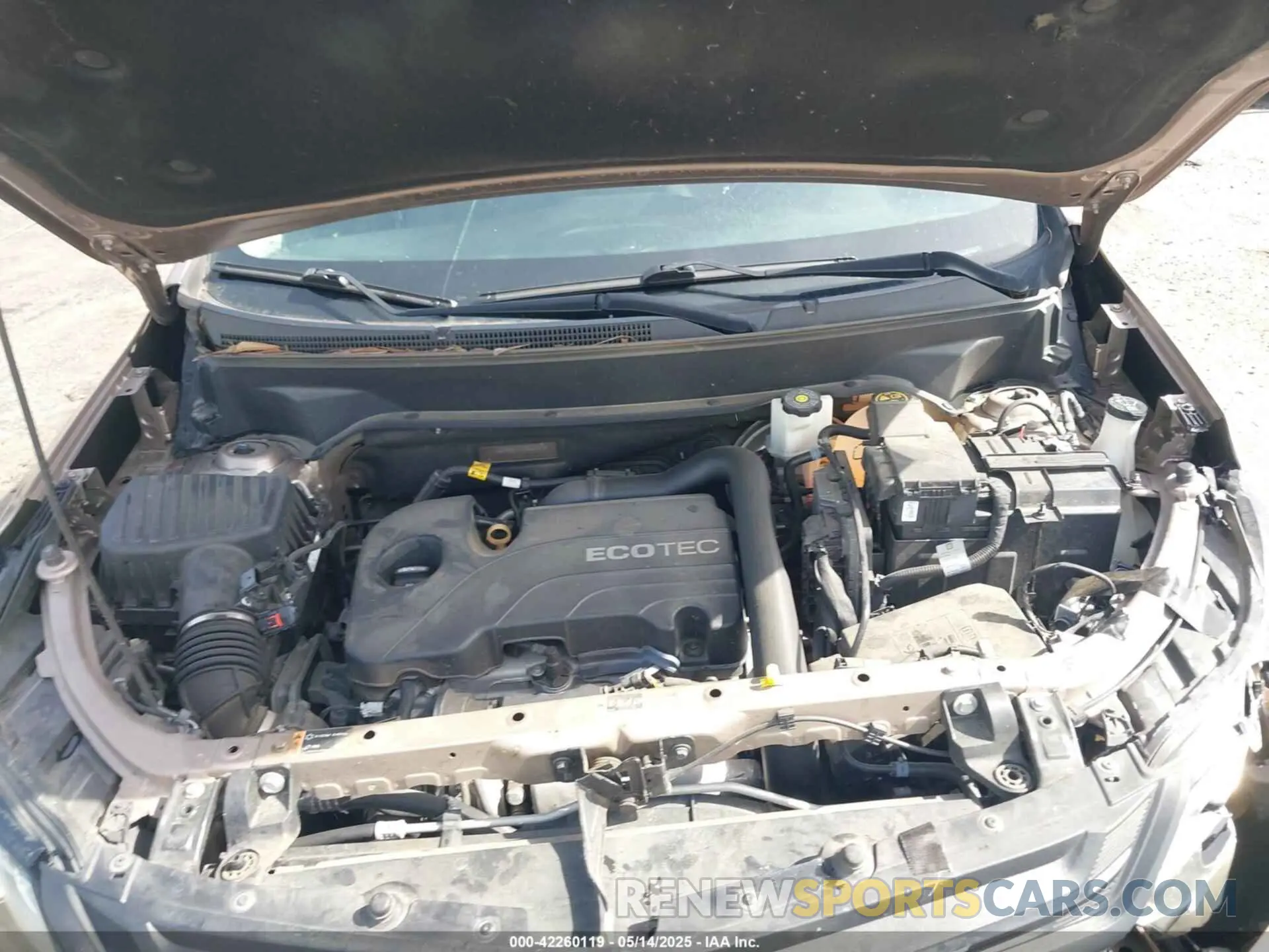 10 Photograph of a damaged car 2GNAXUEV1K6237013 CHEVROLET EQUINOX 2019