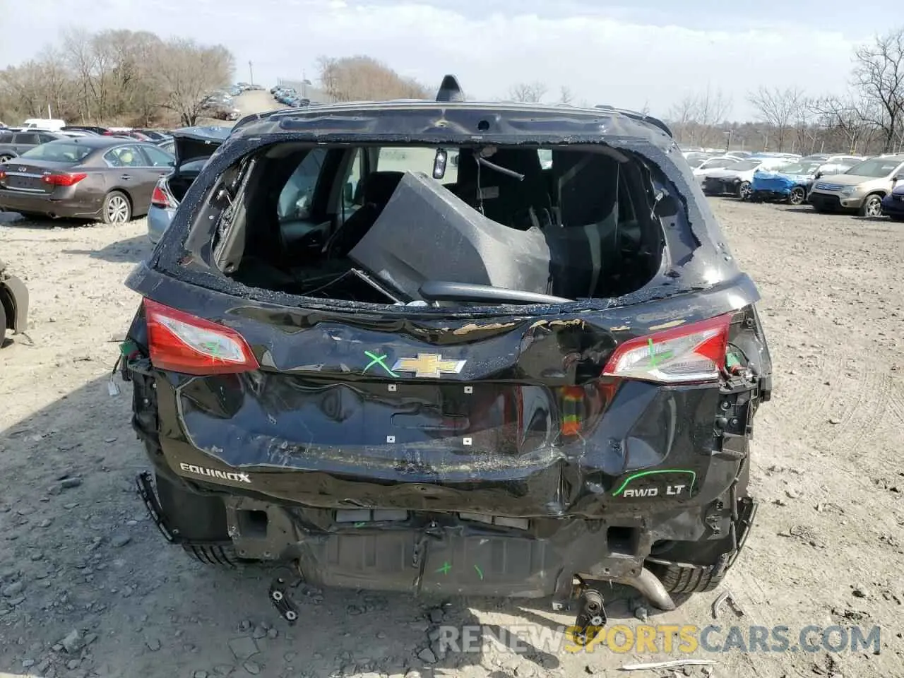 6 Photograph of a damaged car 2GNAXUEV2K6170681 CHEVROLET EQUINOX 2019