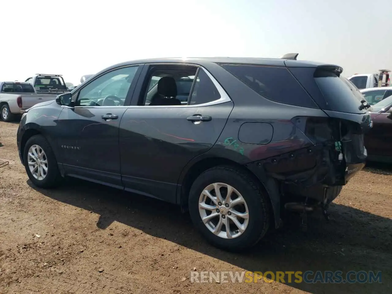 2 Photograph of a damaged car 2GNAXUEV2K6182149 CHEVROLET EQUINOX 2019
