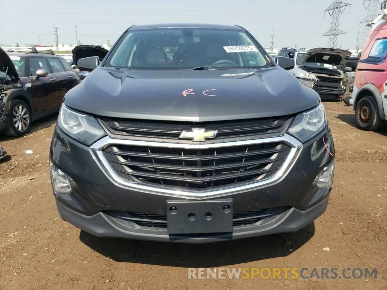 5 Photograph of a damaged car 2GNAXUEV2K6182149 CHEVROLET EQUINOX 2019