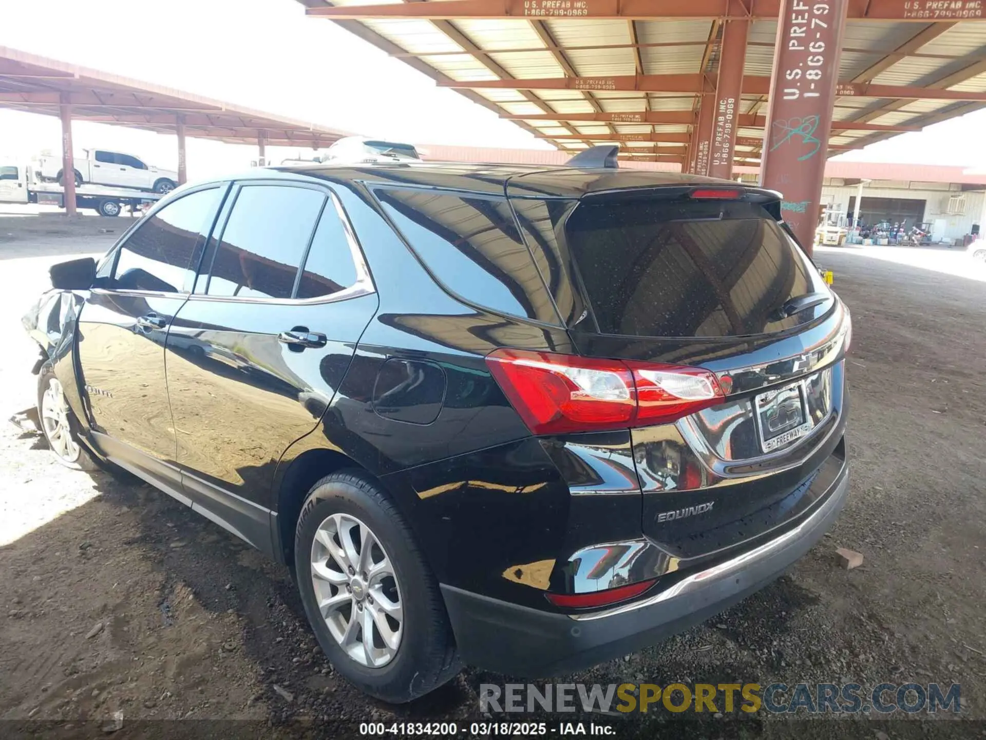 3 Photograph of a damaged car 2GNAXUEV2K6197850 CHEVROLET EQUINOX 2019