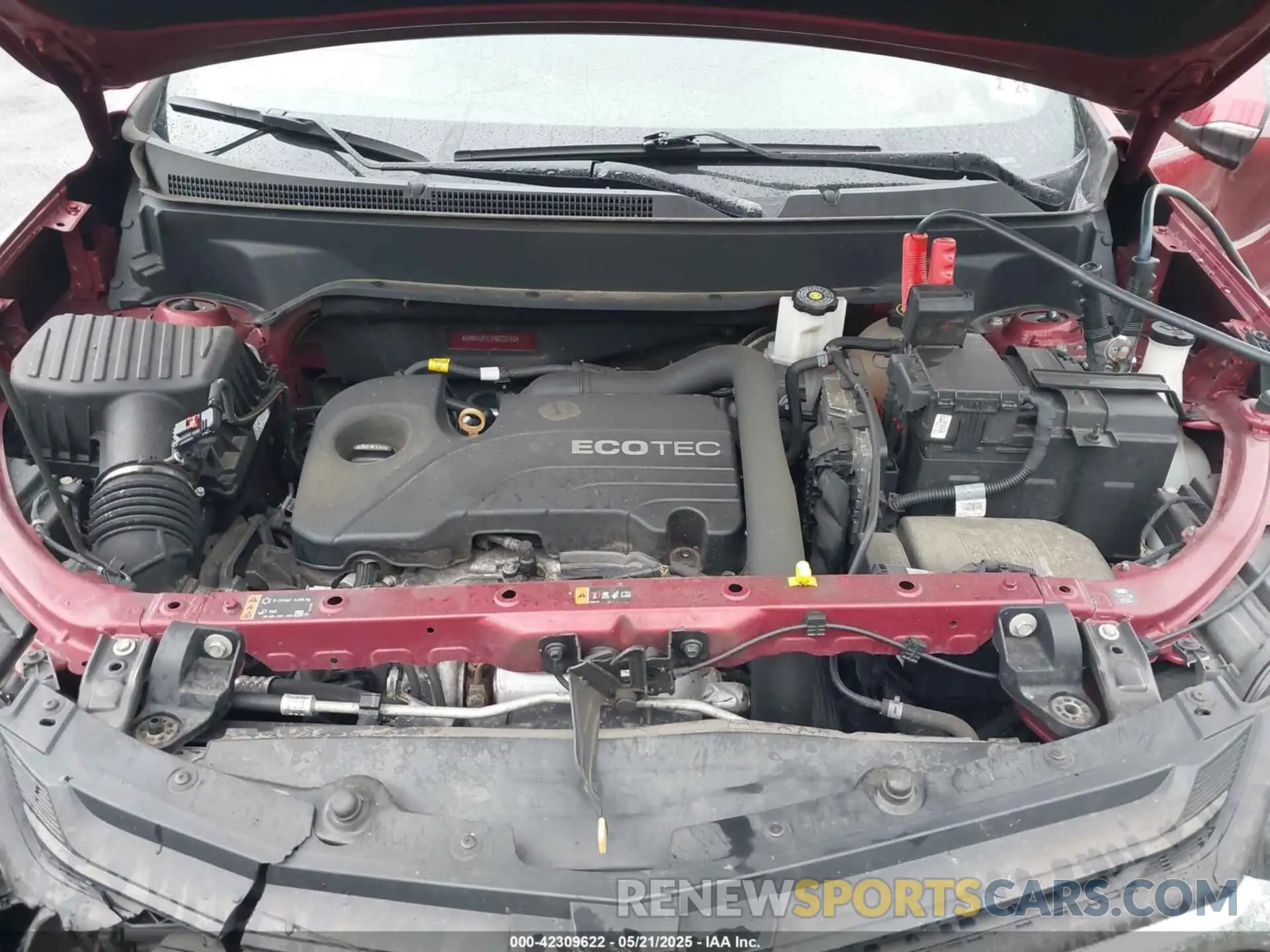 10 Photograph of a damaged car 2GNAXUEV2K6223153 CHEVROLET EQUINOX 2019