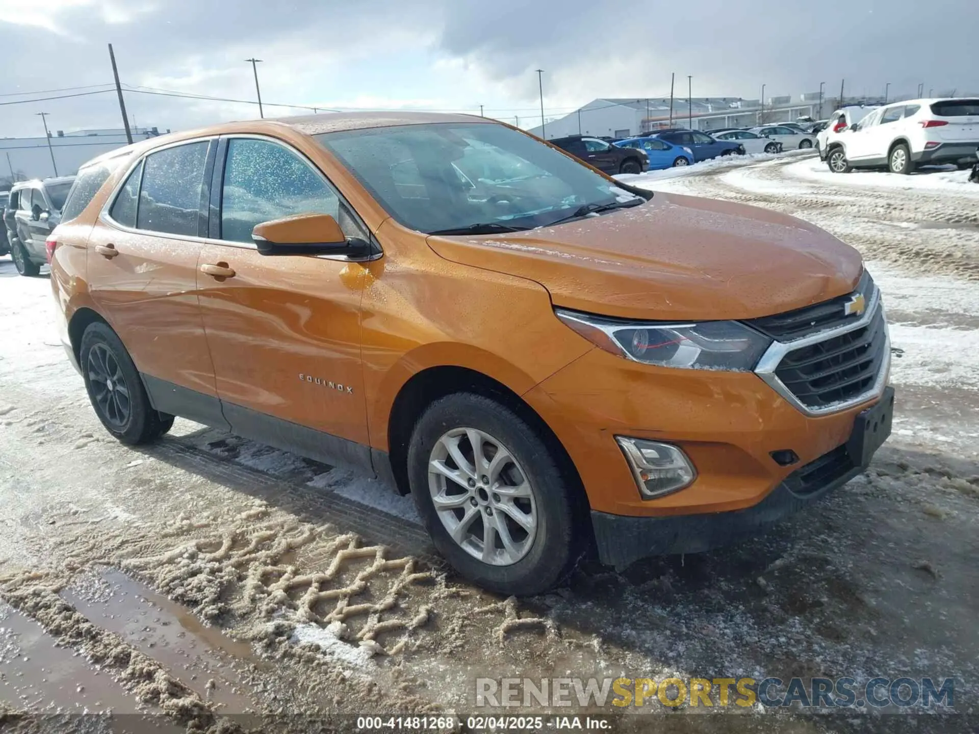 1 Photograph of a damaged car 2GNAXUEV3K6106004 CHEVROLET EQUINOX 2019