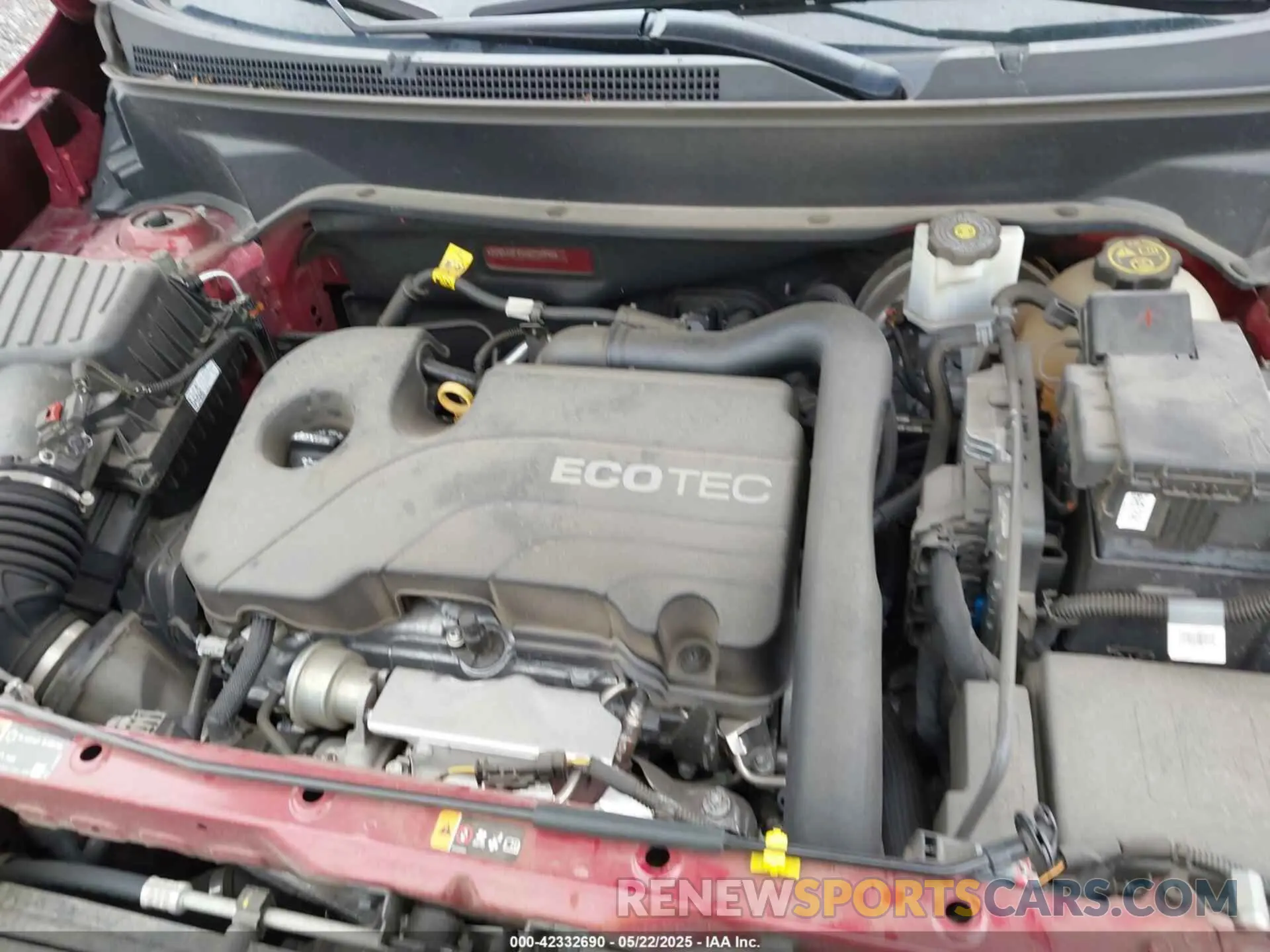 10 Photograph of a damaged car 2GNAXUEV3K6225994 CHEVROLET EQUINOX 2019