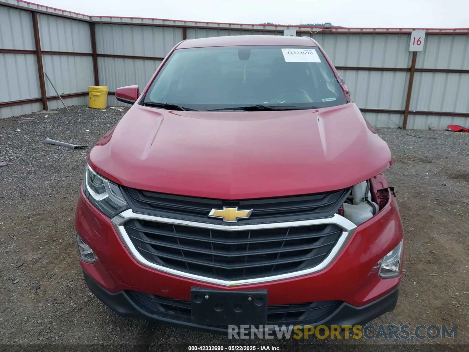 13 Photograph of a damaged car 2GNAXUEV3K6225994 CHEVROLET EQUINOX 2019