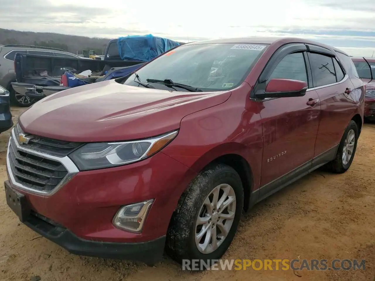 1 Photograph of a damaged car 2GNAXUEV4K6277182 CHEVROLET EQUINOX 2019