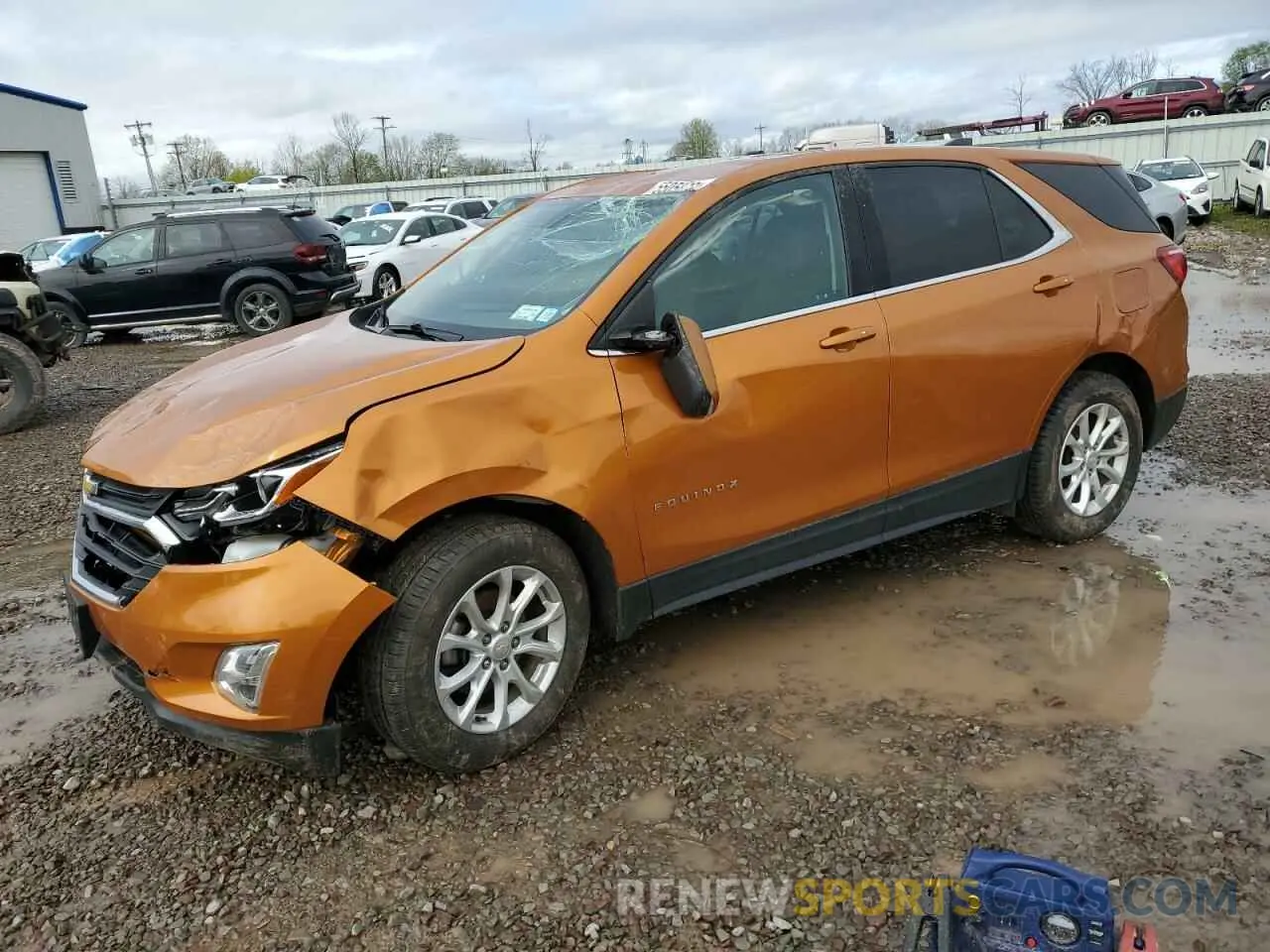 1 Photograph of a damaged car 2GNAXUEV5K6110619 CHEVROLET EQUINOX 2019