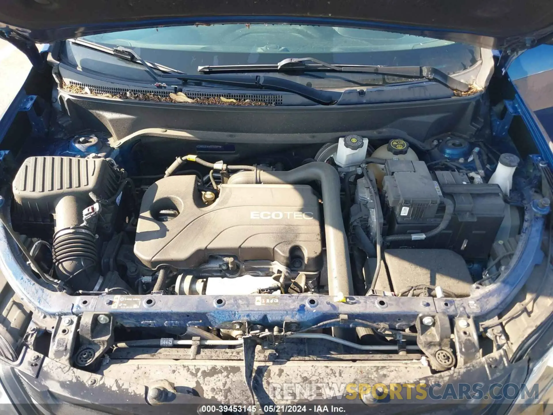 10 Photograph of a damaged car 2GNAXUEV5K6157049 CHEVROLET EQUINOX 2019