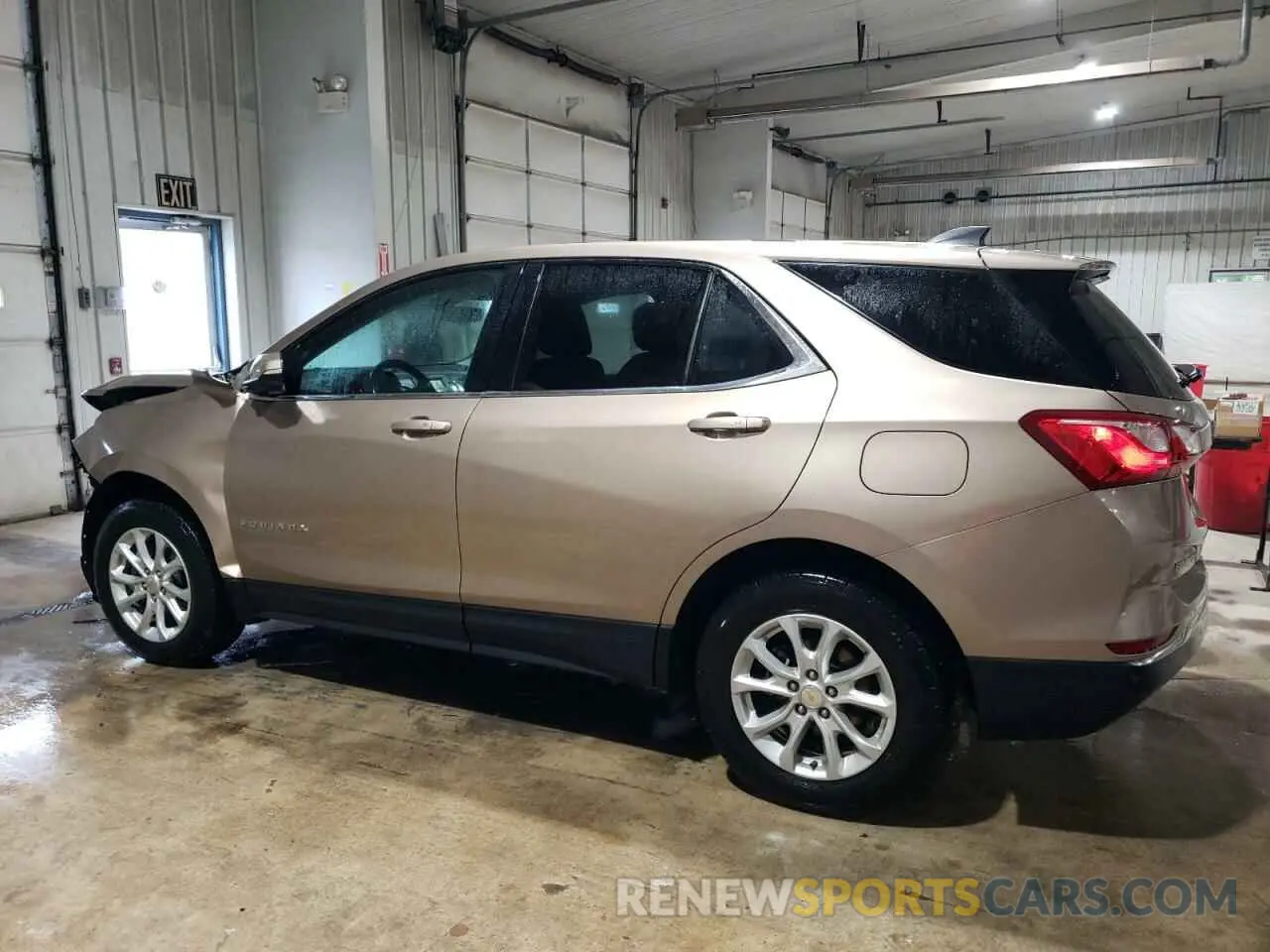2 Photograph of a damaged car 2GNAXUEV5K6160212 CHEVROLET EQUINOX 2019