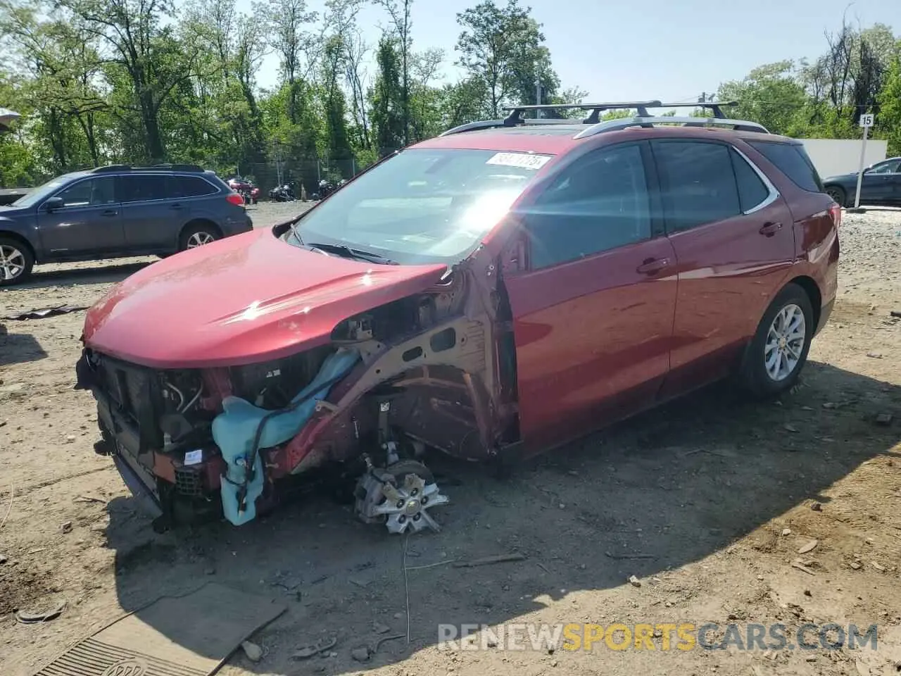 1 Photograph of a damaged car 2GNAXUEV5K6212373 CHEVROLET EQUINOX 2019