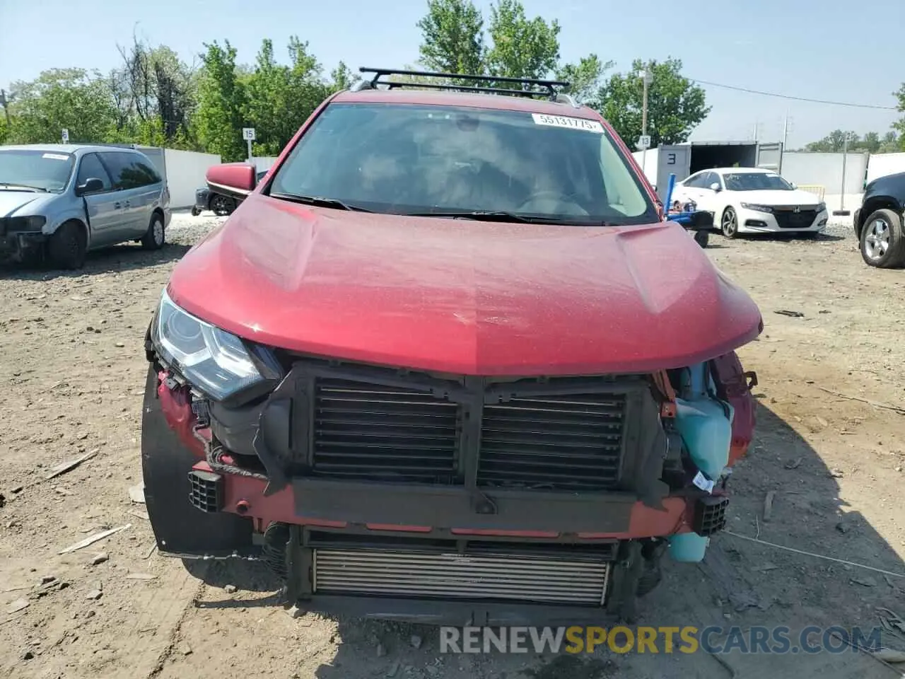 5 Photograph of a damaged car 2GNAXUEV5K6212373 CHEVROLET EQUINOX 2019