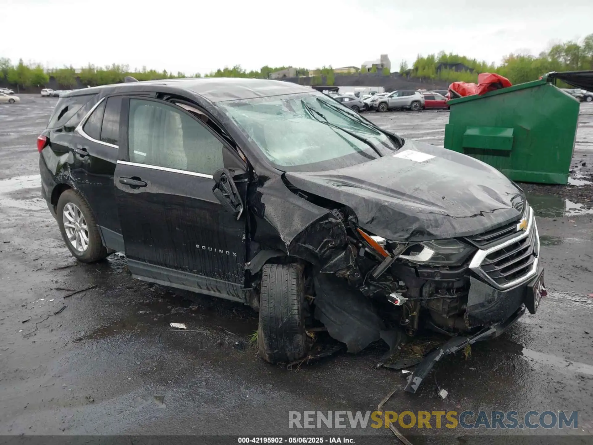 1 Photograph of a damaged car 2GNAXUEV5K6231733 CHEVROLET EQUINOX 2019