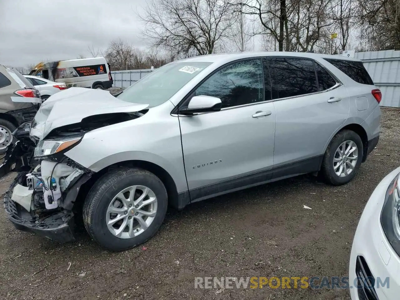 1 Photograph of a damaged car 2GNAXUEV6K6212656 CHEVROLET EQUINOX 2019