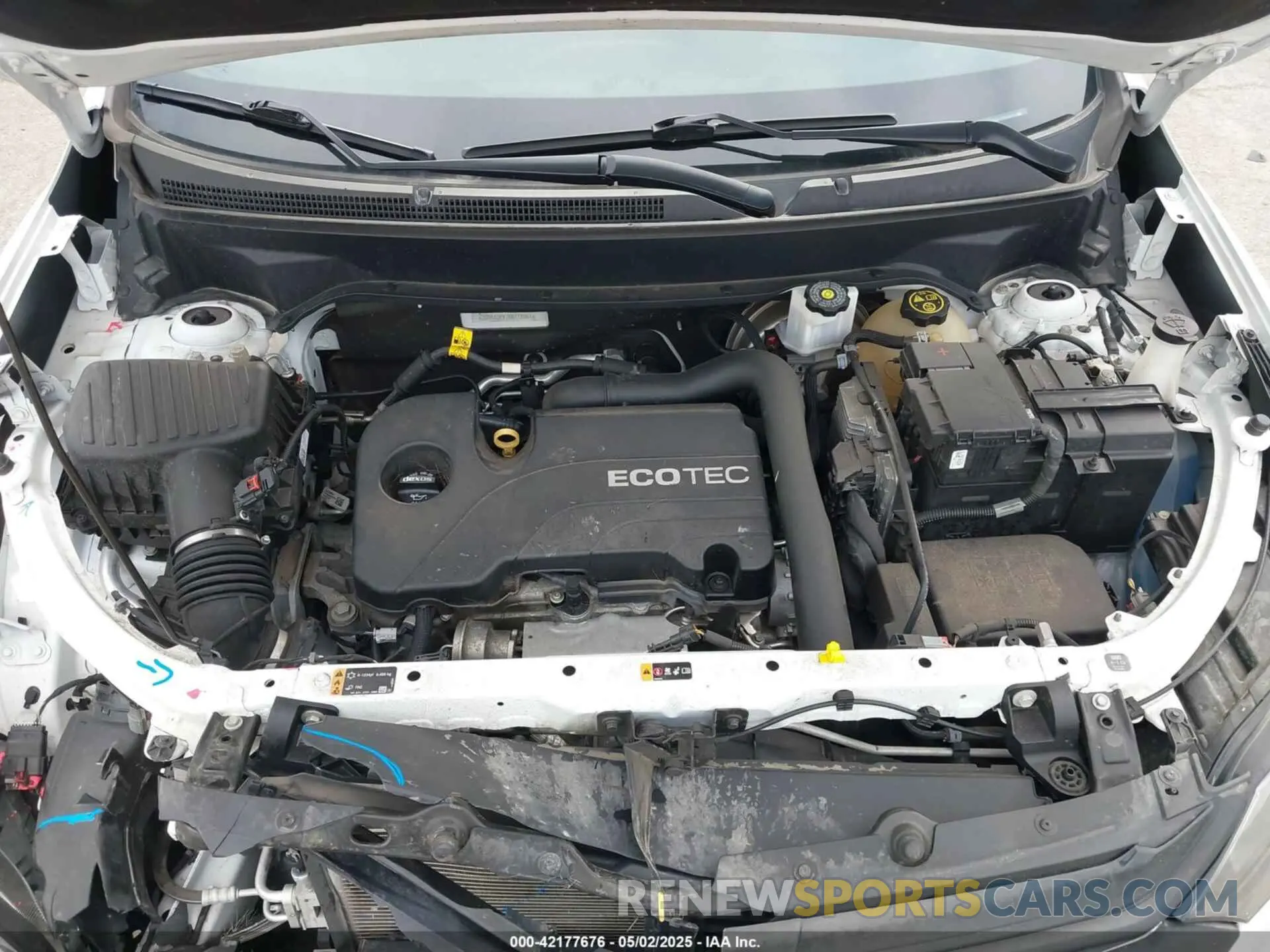 10 Photograph of a damaged car 2GNAXUEV7K6118561 CHEVROLET EQUINOX 2019