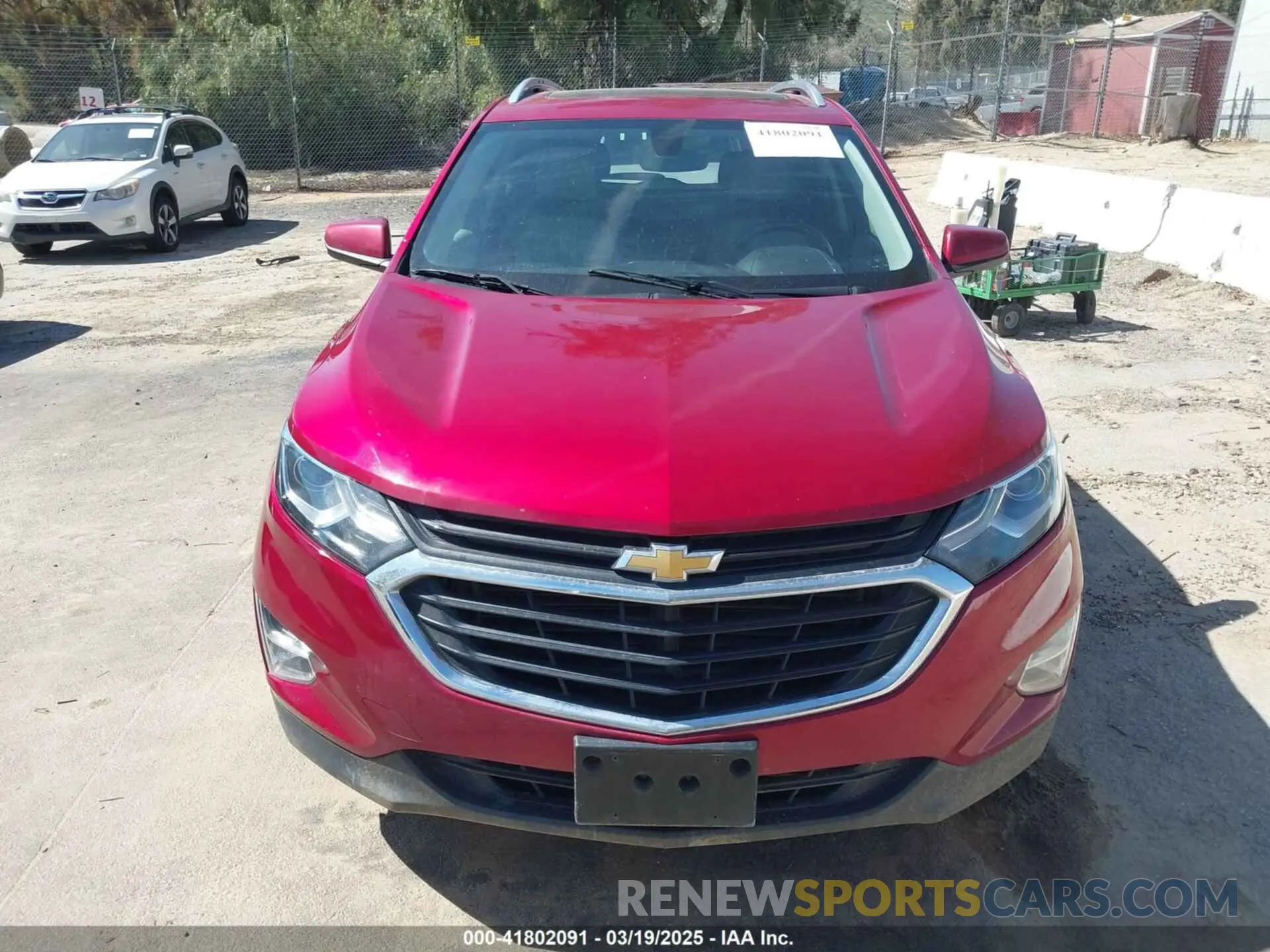 12 Photograph of a damaged car 2GNAXUEV7K6147249 CHEVROLET EQUINOX 2019