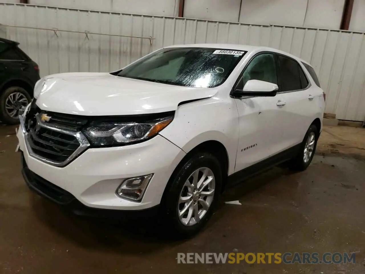 1 Photograph of a damaged car 2GNAXUEV7K6305380 CHEVROLET EQUINOX 2019
