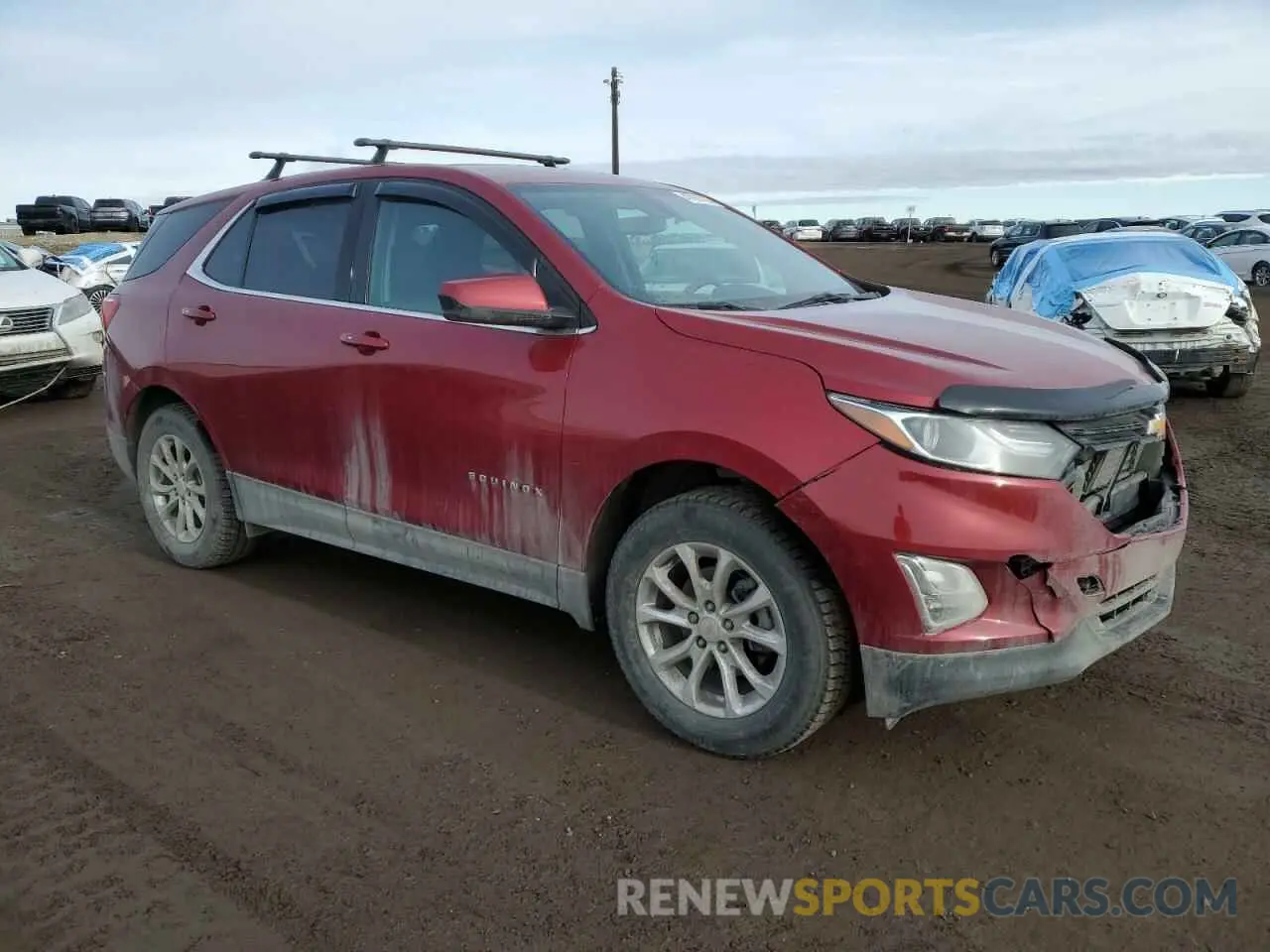 4 Photograph of a damaged car 2GNAXUEV8K6117371 CHEVROLET EQUINOX 2019