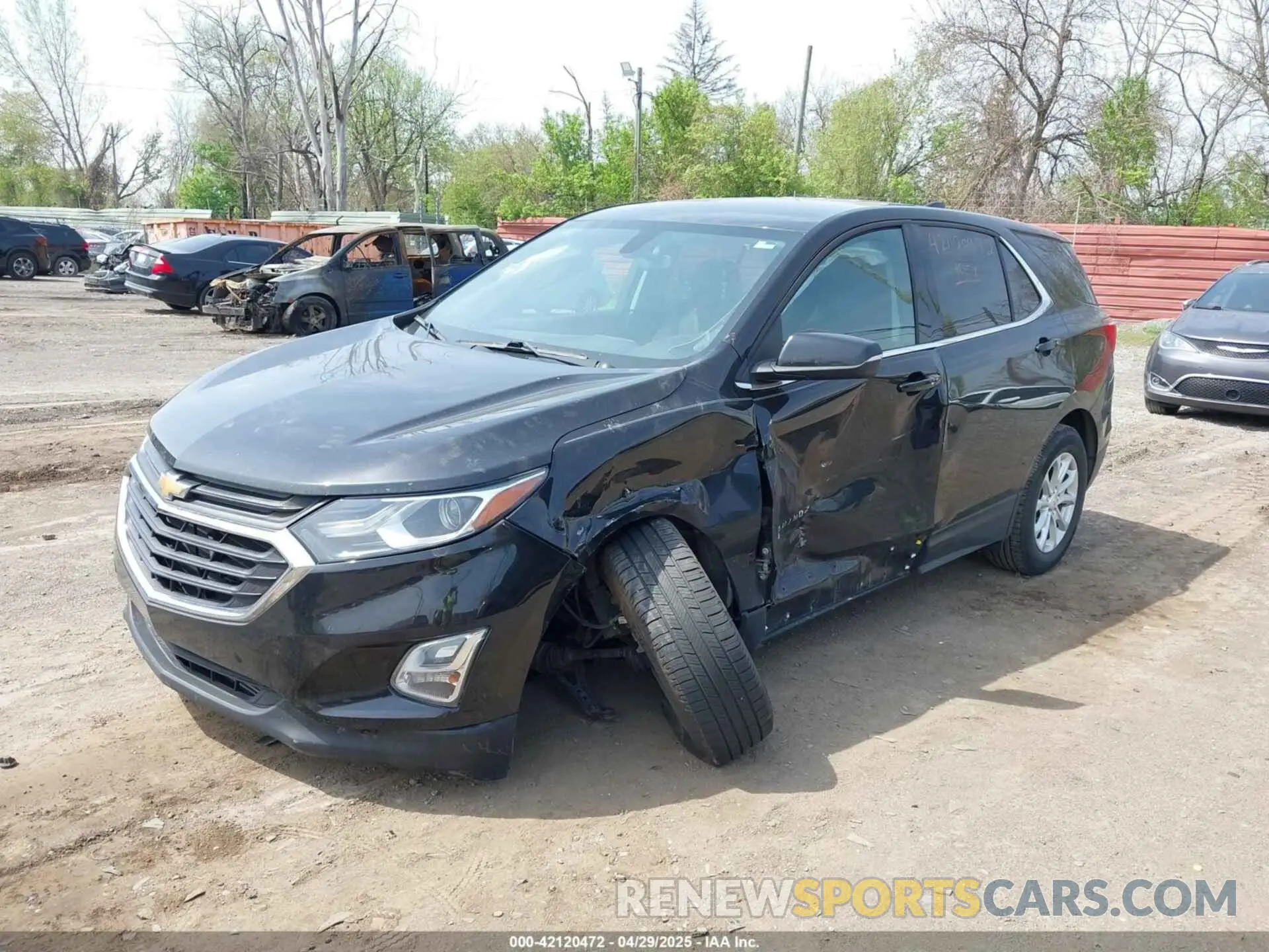 2 Photograph of a damaged car 2GNAXUEV8K6120044 CHEVROLET EQUINOX 2019