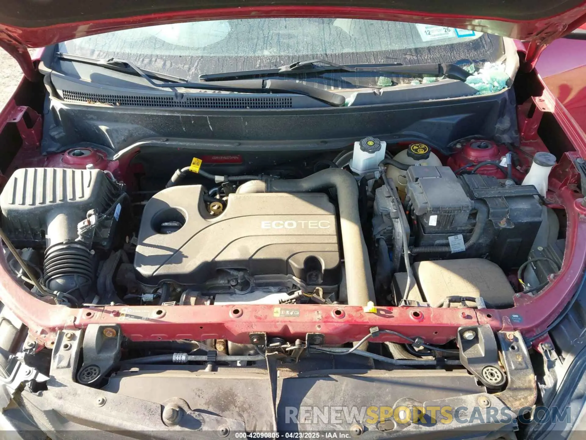 10 Photograph of a damaged car 2GNAXUEV8K6125969 CHEVROLET EQUINOX 2019