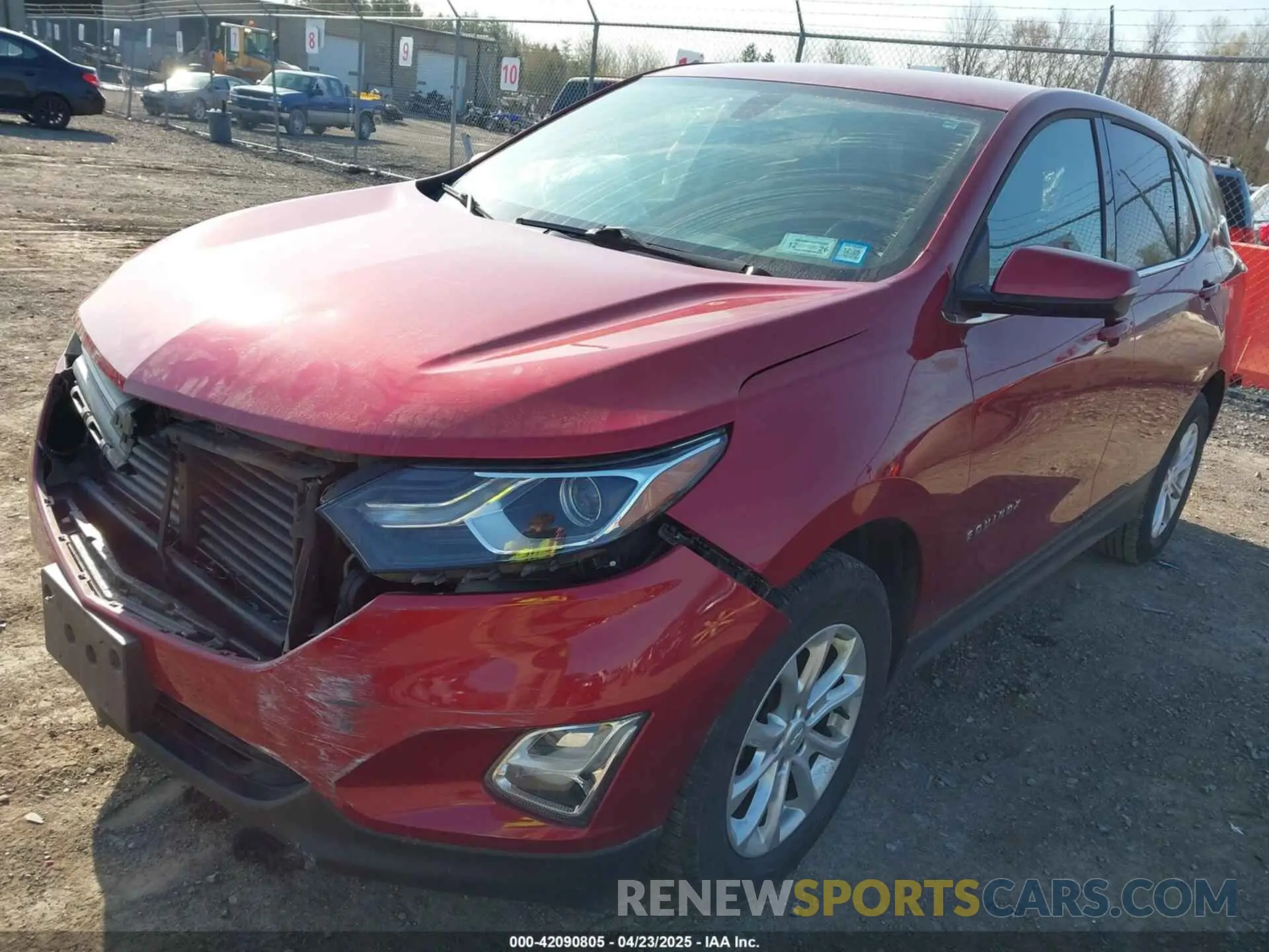 6 Photograph of a damaged car 2GNAXUEV8K6125969 CHEVROLET EQUINOX 2019