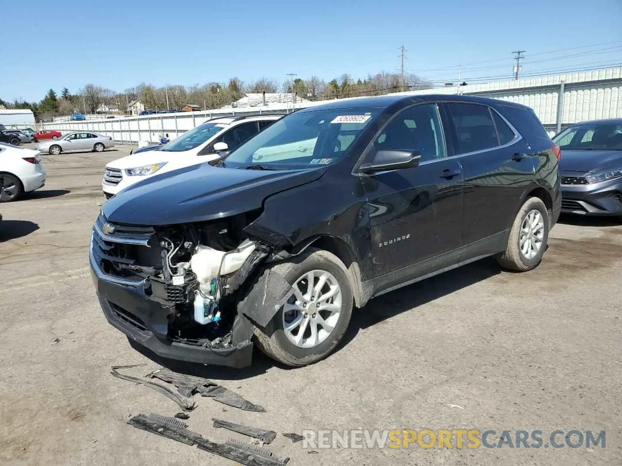 1 Photograph of a damaged car 2GNAXUEV8K6230429 CHEVROLET EQUINOX 2019