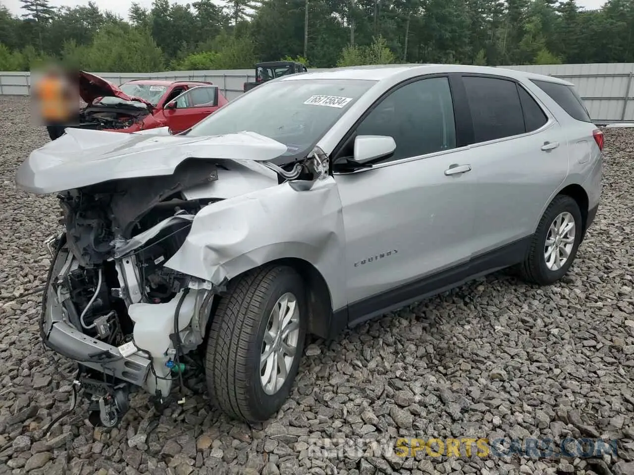 1 Photograph of a damaged car 2GNAXUEV9K6103625 CHEVROLET EQUINOX 2019