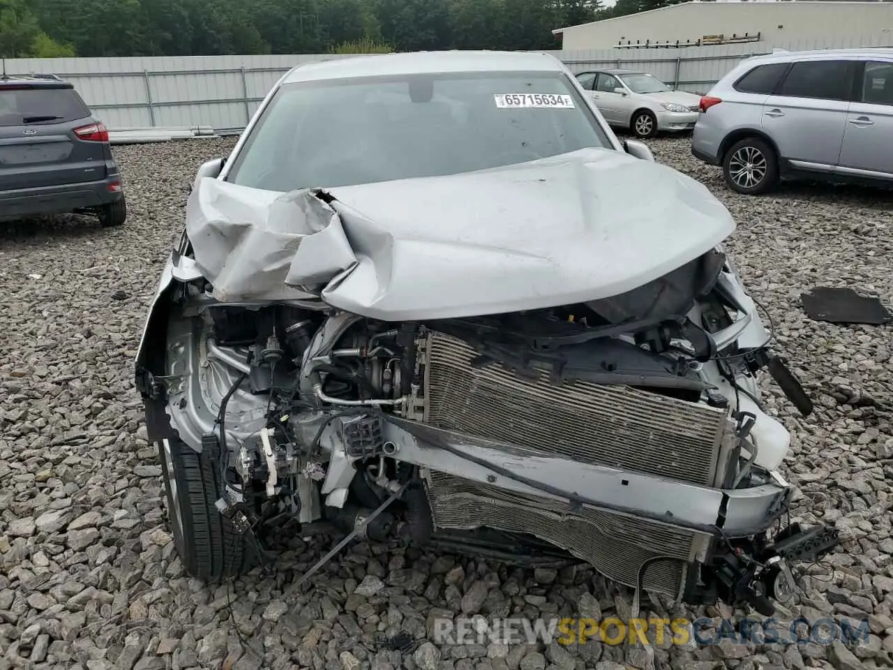 5 Photograph of a damaged car 2GNAXUEV9K6103625 CHEVROLET EQUINOX 2019