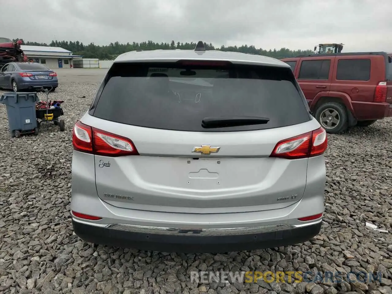 6 Photograph of a damaged car 2GNAXUEV9K6103625 CHEVROLET EQUINOX 2019