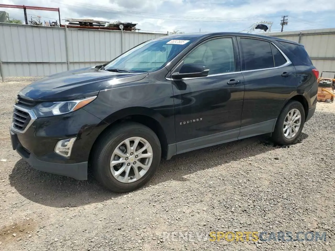 1 Photograph of a damaged car 2GNAXUEV9K6127939 CHEVROLET EQUINOX 2019