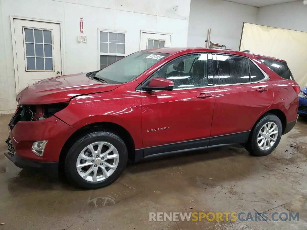 1 Photograph of a damaged car 2GNAXUEV9K6136995 CHEVROLET EQUINOX 2019