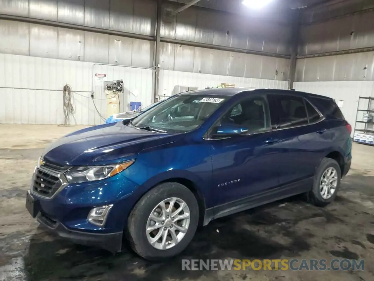 1 Photograph of a damaged car 2GNAXUEV9K6137368 CHEVROLET EQUINOX 2019