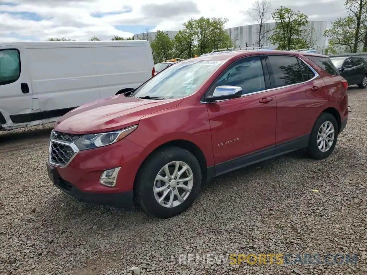 1 Photograph of a damaged car 2GNAXUEV9K6184254 CHEVROLET EQUINOX 2019