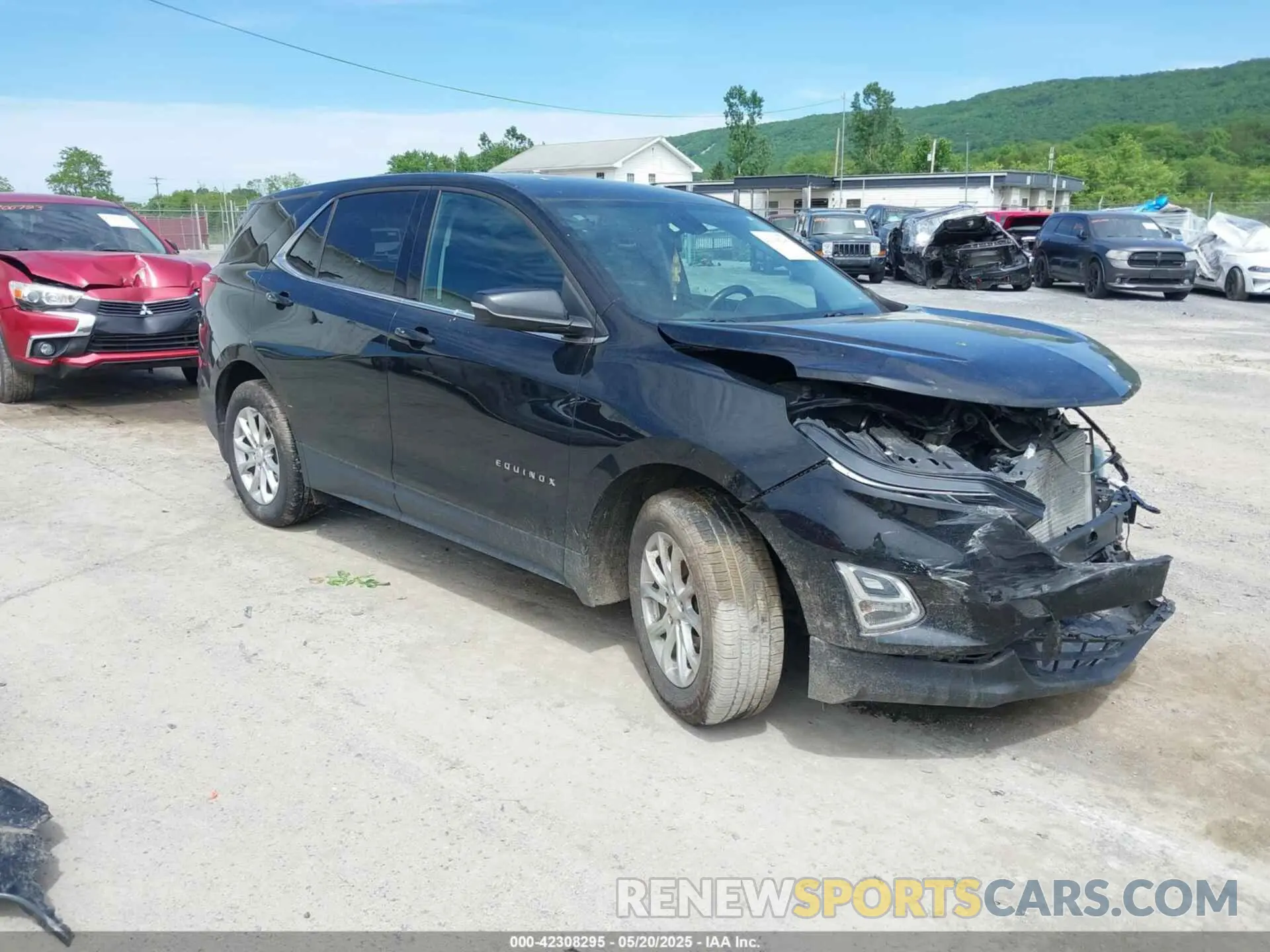 1 Photograph of a damaged car 2GNAXUEVXK6279146 CHEVROLET EQUINOX 2019