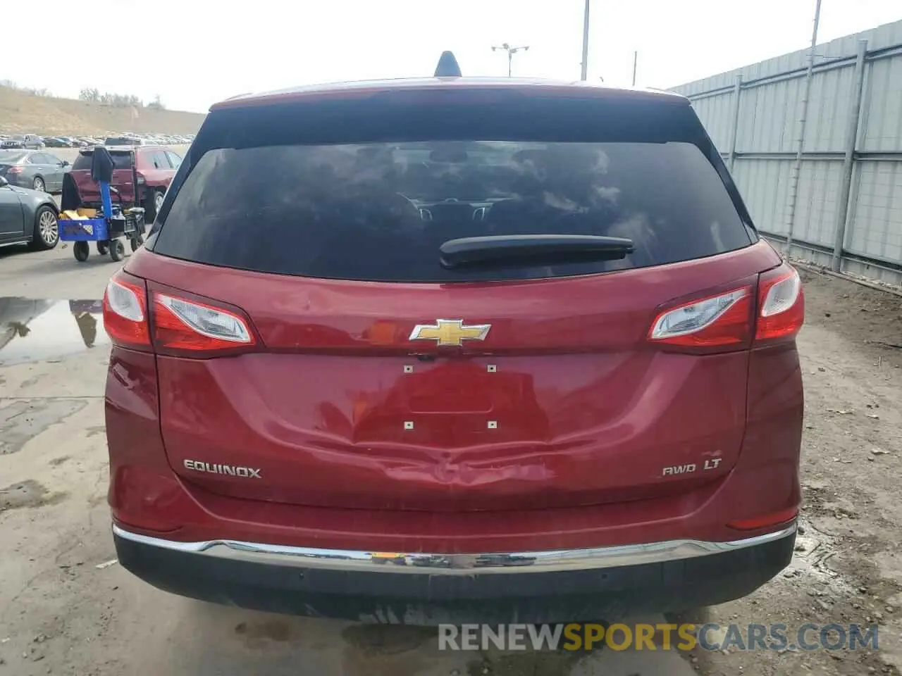 6 Photograph of a damaged car 2GNAXUEVXK6290745 CHEVROLET EQUINOX 2019