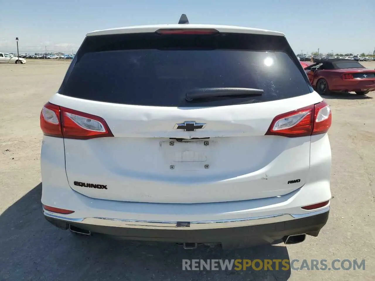 6 Photograph of a damaged car 2GNAXVEX0K6213647 CHEVROLET EQUINOX 2019