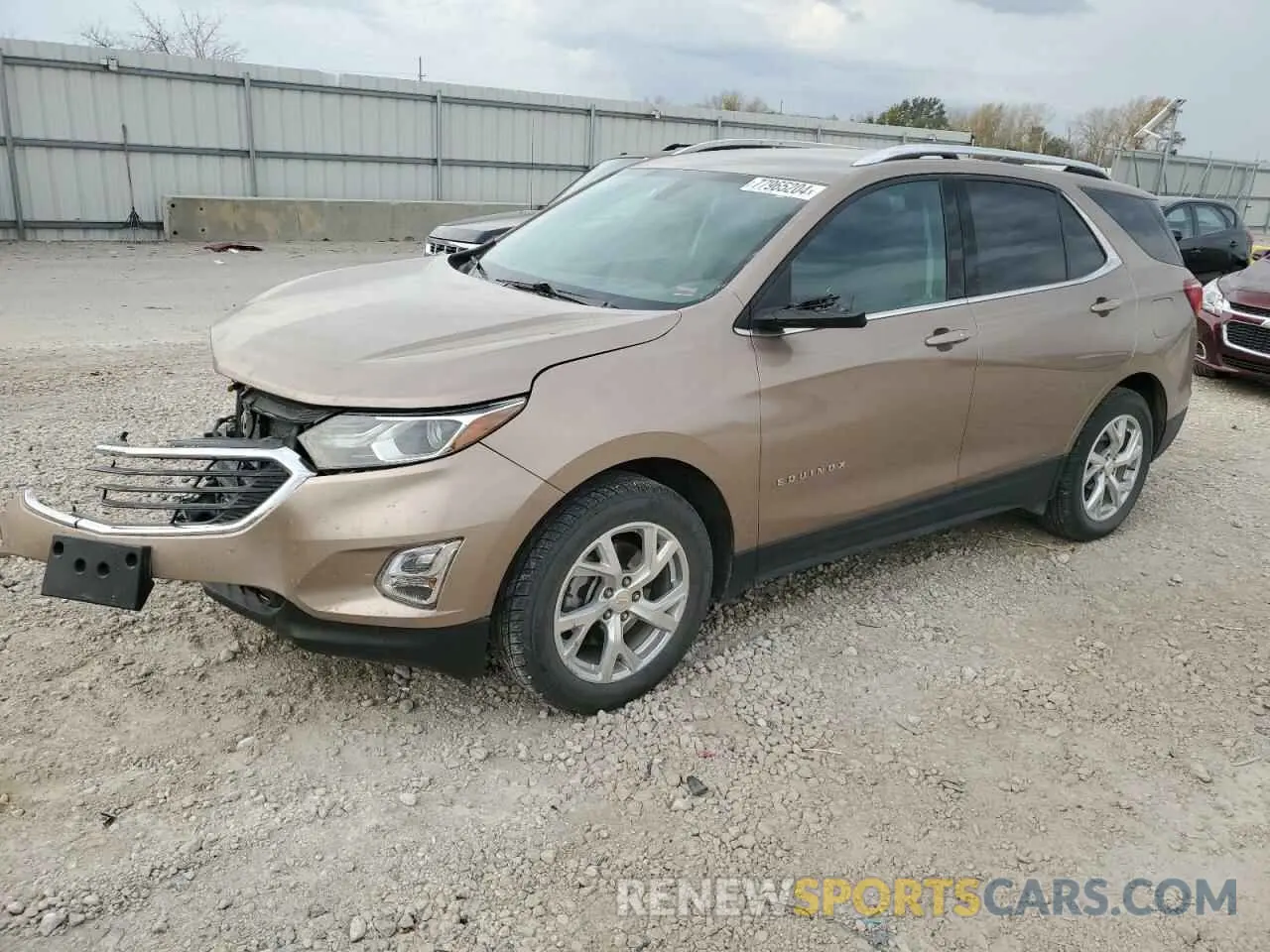 1 Photograph of a damaged car 2GNAXVEX0K6239438 CHEVROLET EQUINOX 2019