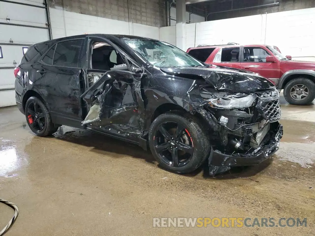 4 Photograph of a damaged car 2GNAXVEX3K6150687 CHEVROLET EQUINOX 2019
