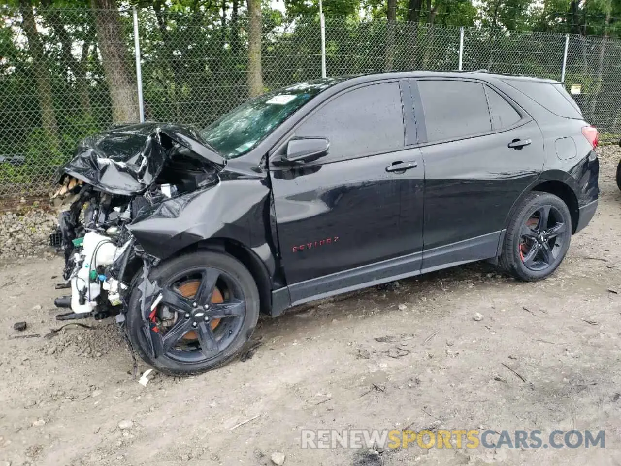 1 Photograph of a damaged car 2GNAXVEX4K6285807 CHEVROLET EQUINOX 2019