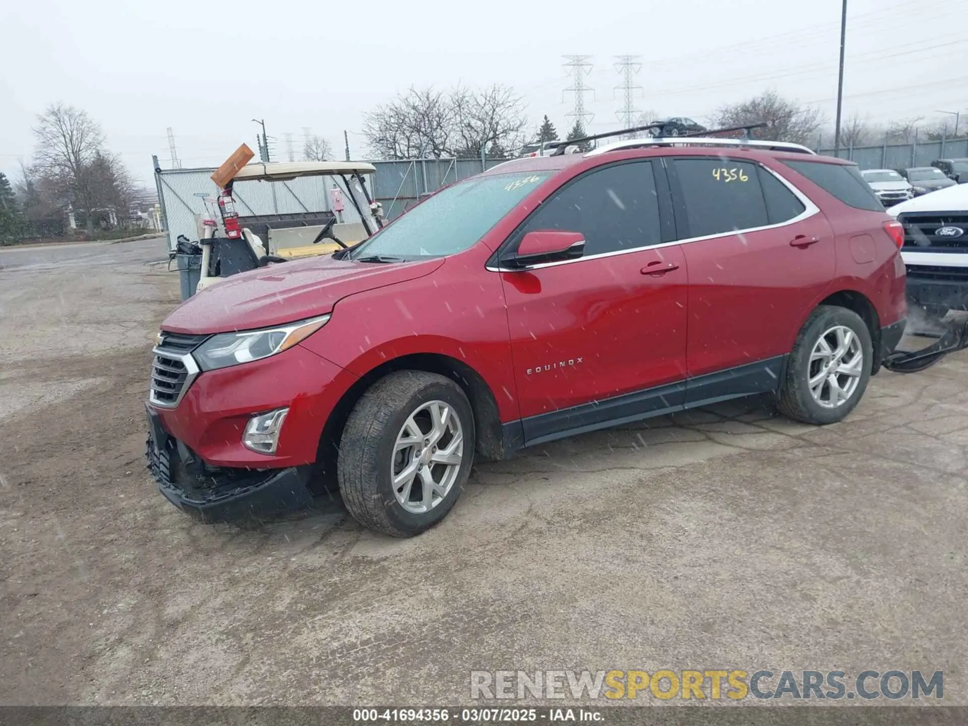 2 Photograph of a damaged car 2GNAXVEX7K6100147 CHEVROLET EQUINOX 2019
