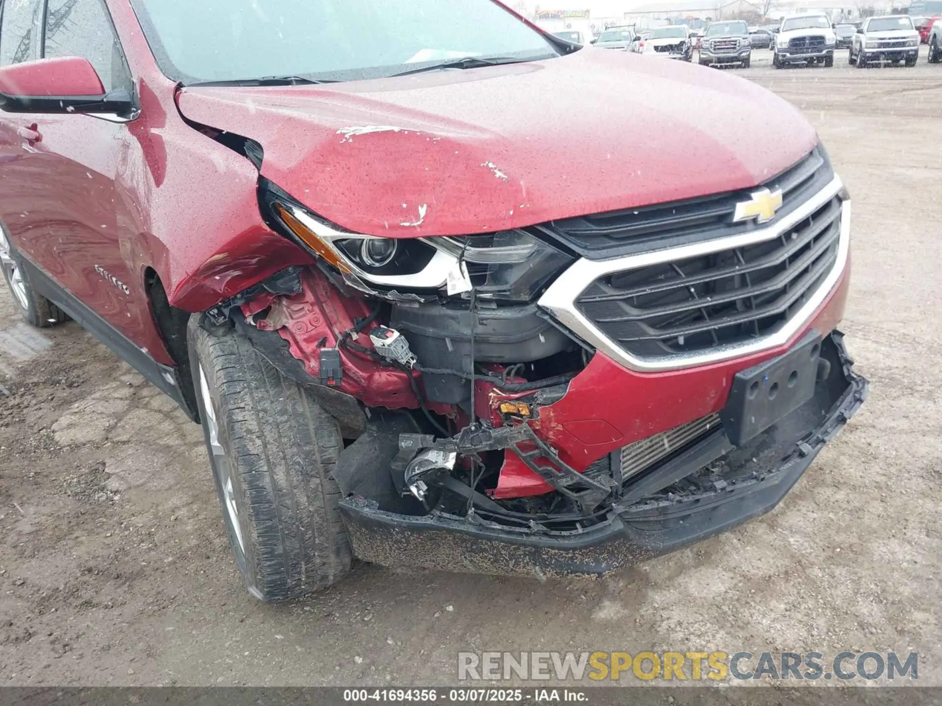 6 Photograph of a damaged car 2GNAXVEX7K6100147 CHEVROLET EQUINOX 2019