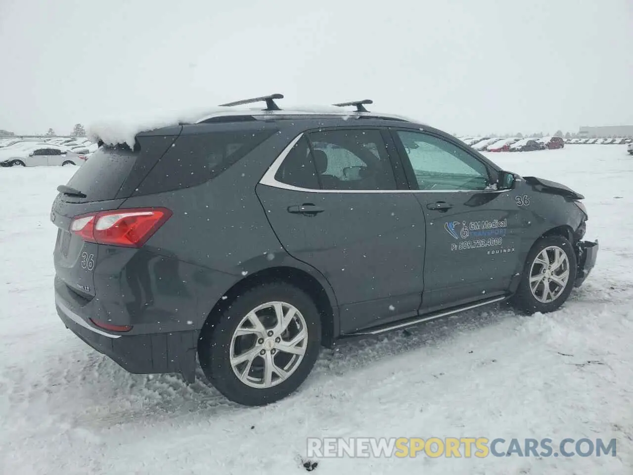 3 Photograph of a damaged car 2GNAXVEX9K6213162 CHEVROLET EQUINOX 2019